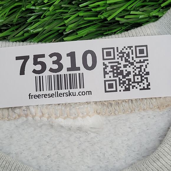 Vintage 90s London England Sweatshirt XL 23x26 Gray - Picture 9 of 13